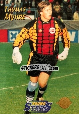 Sticker Thomas Myhre - Tippe Ligaen Fotballkort 1996 n. 154 - GAME