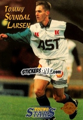 Sticker Tommy Svindal Larsen - Tippe Ligaen Fotballkort 1996 - GAME
