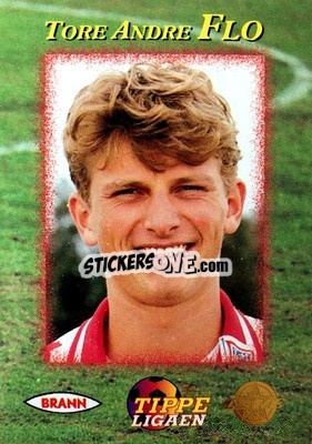 Sticker Tore Andre Flo - Tippe Ligaen Fotballkort 1996 - GAME