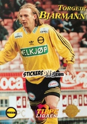 Sticker Torgeir Bjarmann - Tippe Ligaen Fotballkort 1996 - GAME