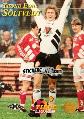 Sticker Trond Egil Soltvedt - Tippe Ligaen Fotballkort 1996 n. 10 - GAME