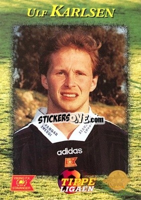 Sticker Ulf Karlsen - Tippe Ligaen Fotballkort 1996 - GAME