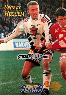 Sticker Vegard Heggem - Tippe Ligaen Fotballkort 1996 - GAME