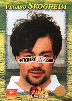 Sticker Vegard Skogheim - Tippe Ligaen Fotballkort 1996 - GAME