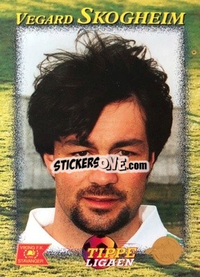 Sticker Vegard Skogheim - Tippe Ligaen Fotballkort 1996 n. 44 - GAME