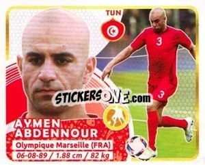 Sticker Abdennour - Copa Mundial Russia 2018 - GOL
