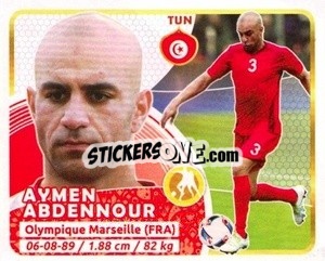 Sticker Abdennour - Copa Mundial Russia 2018 n. 508 - GOL
