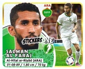 Sticker Al Faraj - Copa Mundial Russia 2018 n. 90 - GOL
