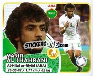 Sticker Al Shahrani - Copa Mundial Russia 2018 n. 86 - GOL
