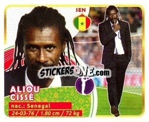 Sticker Aliou Cissé - Copa Mundial Russia 2018 n. 555 - GOL

