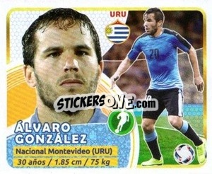 Sticker Alvaro González - Copa Mundial Russia 2018 - GOL
