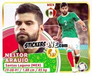 Sticker Araujo - Copa Mundial Russia 2018 - GOL
