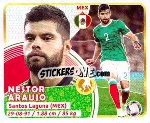 Sticker Araujo - Copa Mundial Russia 2018 n. 399 - GOL
