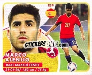 Sticker Asensio - Copa Mundial Russia 2018 n. 139 - GOL
