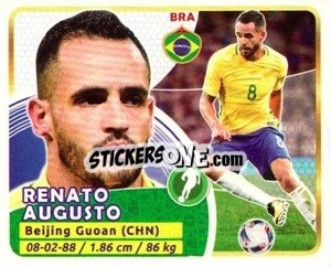 Sticker Augusto - Copa Mundial Russia 2018 n. 313 - GOL
