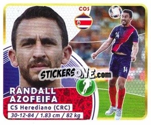 Sticker Azofeifa - Copa Mundial Russia 2018 - GOL
