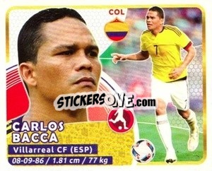 Sticker Bacca - Copa Mundial Russia 2018 n. 535 - GOL
