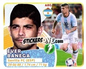 Sticker Banega - Copa Mundial Russia 2018 n. 242 - GOL
