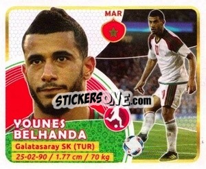 Sticker Belhanda - Copa Mundial Russia 2018 n. 102 - GOL
