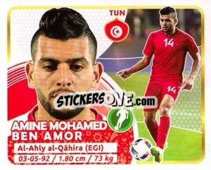 Sticker Ben Amor - Copa Mundial Russia 2018 - GOL

