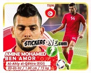 Sticker Ben Amor - Copa Mundial Russia 2018 n. 509 - GOL
