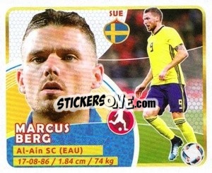 Sticker Berg - Copa Mundial Russia 2018 - GOL
