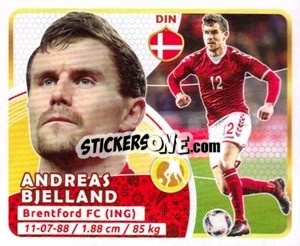 Figurina Bjelland - Copa Mundial Russia 2018 - GOL
