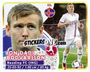 Sticker Bodvarsson - Copa Mundial Russia 2018 - GOL
