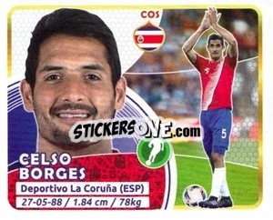 Sticker Borges - Copa Mundial Russia 2018 n. 349 - GOL
