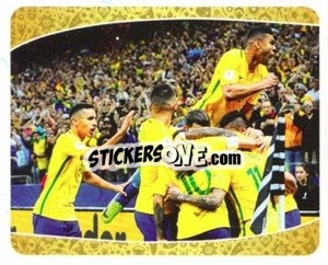 Sticker Brazil - Copa Mundial Russia 2018 - GOL
