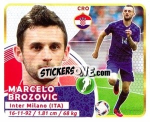 Sticker Brozovic - Copa Mundial Russia 2018 - GOL
