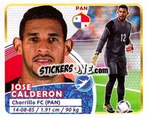 Sticker Calderon - Copa Mundial Russia 2018 - GOL

