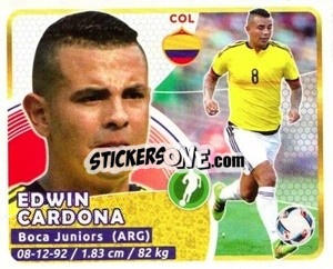 Sticker Cardona - Copa Mundial Russia 2018 - GOL
