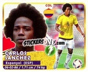 Sticker Carlos Sanchez - Copa Mundial Russia 2018 - GOL
