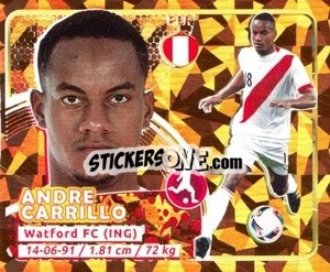 Sticker Carrillo - Copa Mundial Russia 2018 - GOL
