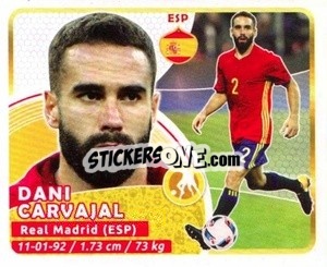 Sticker Carvajal - Copa Mundial Russia 2018 - GOL

