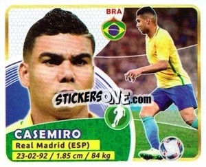 Sticker Casemiro - Copa Mundial Russia 2018 n. 311 - GOL
