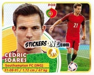 Sticker Cédric - Copa Mundial Russia 2018 - GOL
