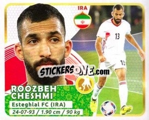 Sticker Cheshmi - Copa Mundial Russia 2018 - GOL
