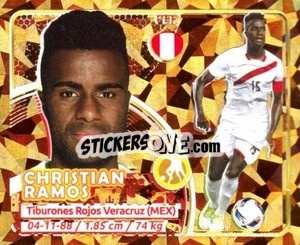 Sticker Christian Ramos - Copa Mundial Russia 2018 n. 182 - GOL
