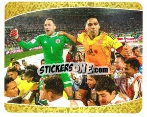 Sticker Colombia - Copa Mundial Russia 2018 - GOL
