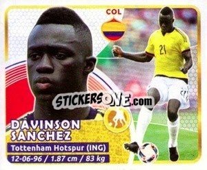 Sticker D. Sanchez - Copa Mundial Russia 2018 - GOL
