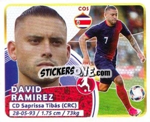 Sticker David Ramirez - Copa Mundial Russia 2018 - GOL
