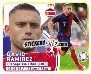 Sticker David Ramirez - Copa Mundial Russia 2018 n. 354 - GOL

