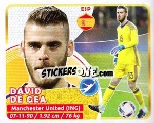 Sticker De Gea - Copa Mundial Russia 2018 n. 125 - GOL
