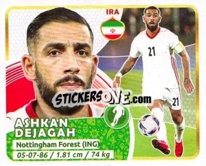 Sticker Dejagah - Copa Mundial Russia 2018 - GOL

