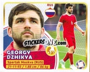 Sticker Dzhikya - Copa Mundial Russia 2018 - GOL
