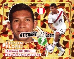 Sticker Edison Flores - Copa Mundial Russia 2018 - GOL
