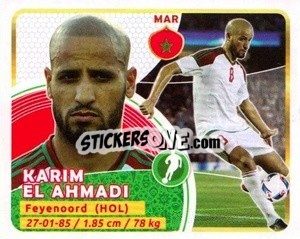 Sticker El Ahmadi - Copa Mundial Russia 2018 n. 100 - GOL
