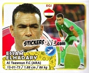 Sticker El Hadary - Copa Mundial Russia 2018 n. 67 - GOL
